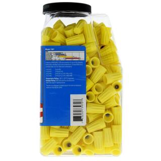 IDEAL 74B Yellow WIRE-NUT Wire Connectors (250-Pack) 30-1074J