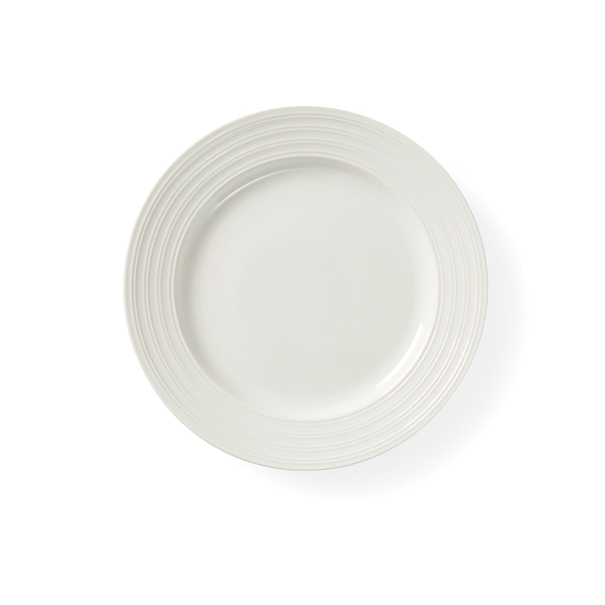 Better Homes and Gardens Textured Edge Salad Plates， White， Set of 4