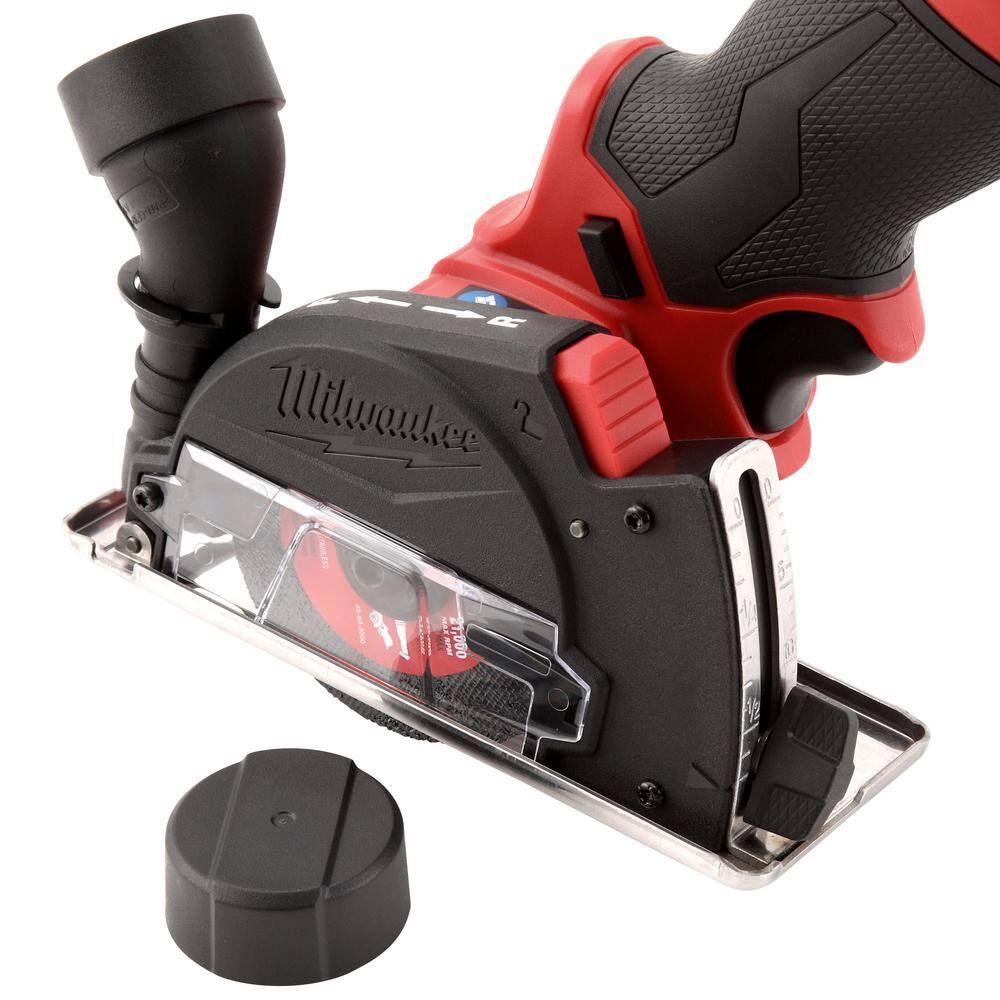 MW M12 FUEL 12V 3 in. Lithium-Ion Brushless Cordless Cut Off Saw (Tool-Only) with 3 in. Metal Cut Off Wheels (6-Pack) 2522-20-49-94-3000-49-94-3000