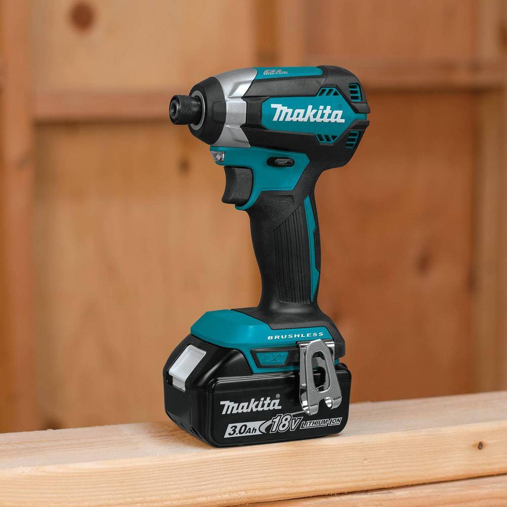 Makita 18V LXT Lithium-ion Brushless Cordless 2-Piece Combo Kit 3.0Ah Driver-Drill Impact Driver XT281S