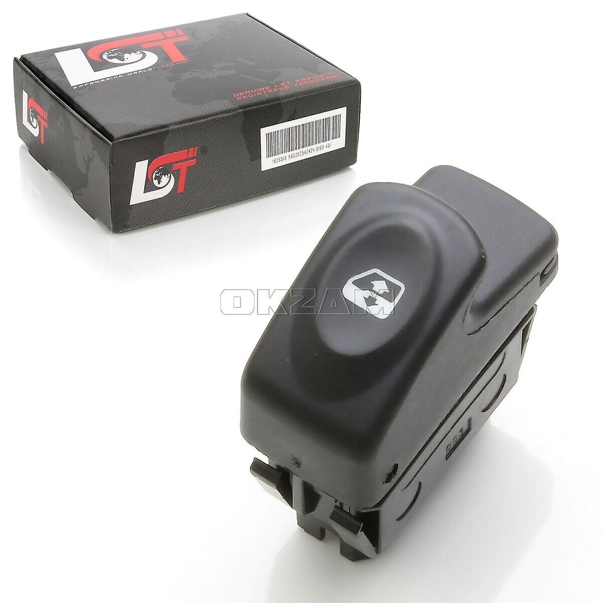 Electric window control switch button black for renault megane i 1