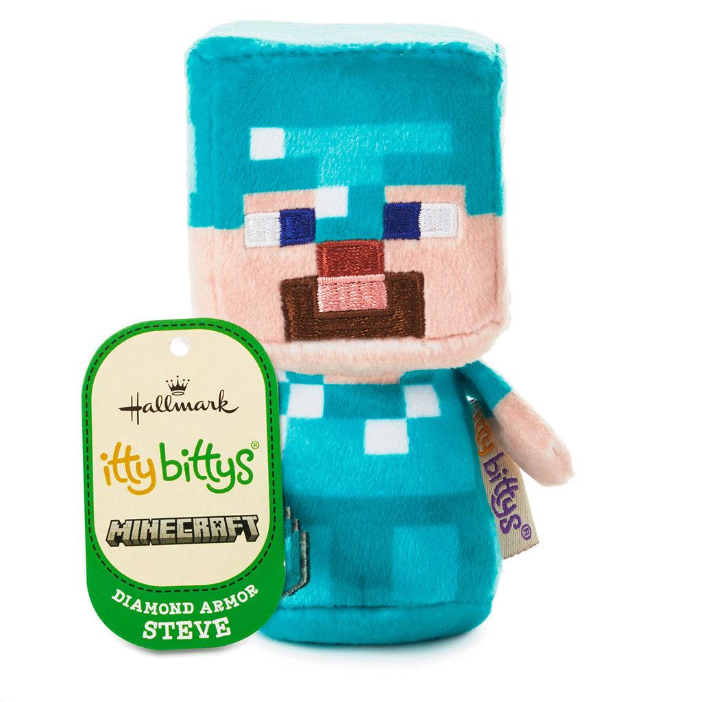 Hallmark  itty bittys® Minecraft Diamond Armor Steve Plush