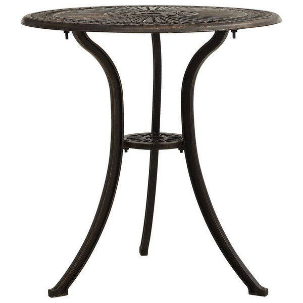 vidaXL Patio Table Bronze 24.4