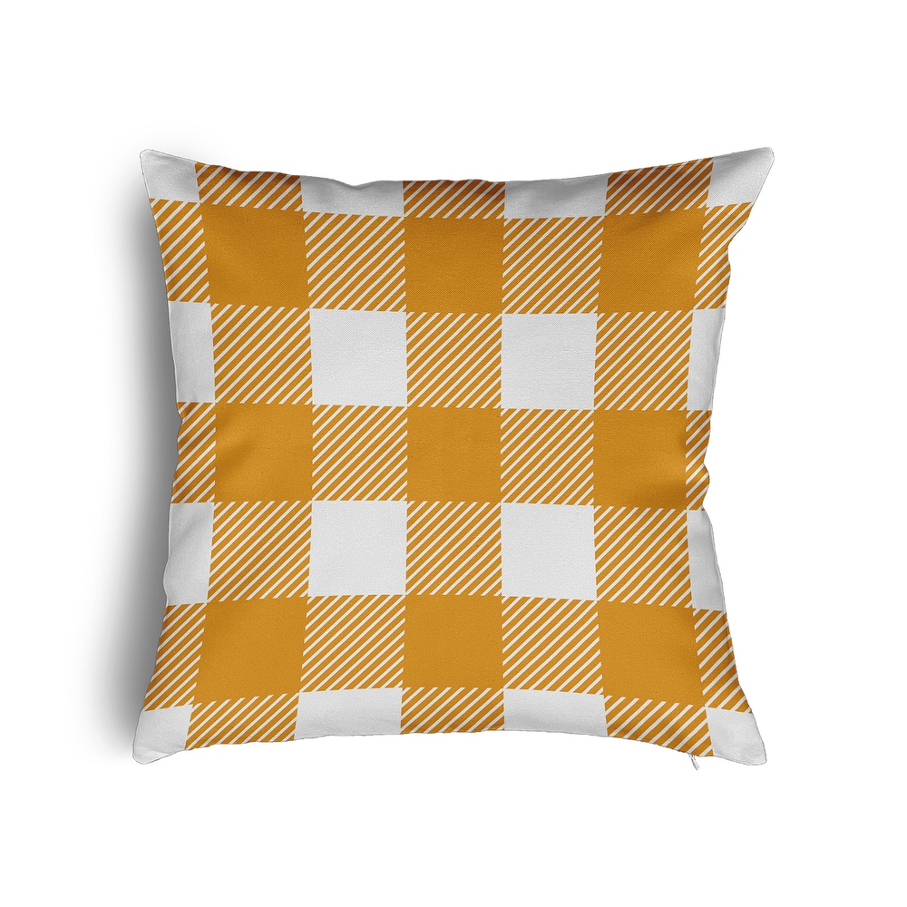 Buffalo Plaid Accent Pillow with Removable Insert