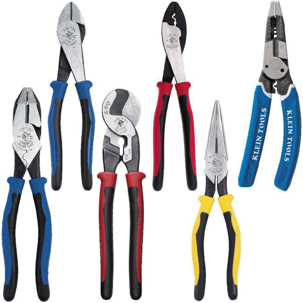 Klein Tools Journeyman Plier Tool Set 6-Piece 80086