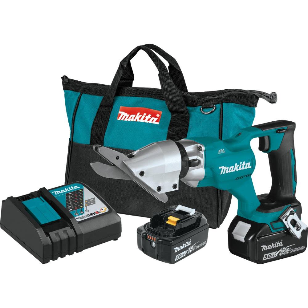 Makita 18V LXT Fiber Cement Shear Lithium Ion Brushless Cordless Kit 1/2