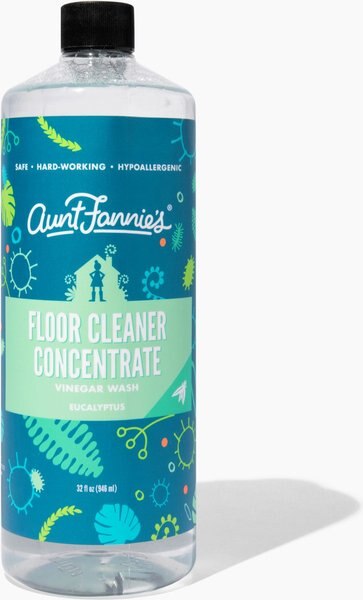 Aunt Fannie's Vinegar Wash Concentrate Eucalyptus Floor Cleaner， 32-oz bottle