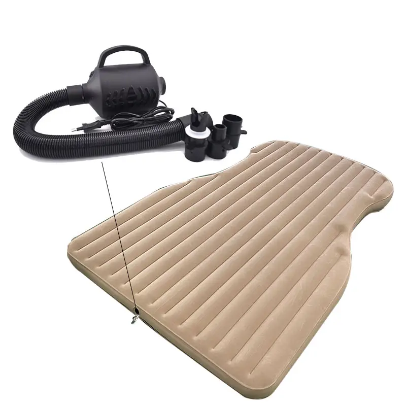 Personalisation da viaggio campeggio materasso Indoor Outdoor Universal Quick inflatable mattress with built in pump