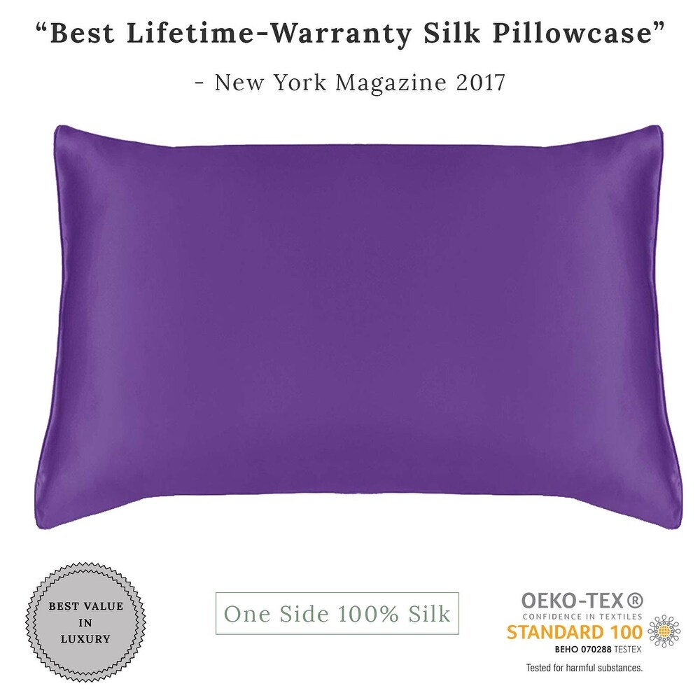 MYK Silk Pillowcase with Cotton Underside