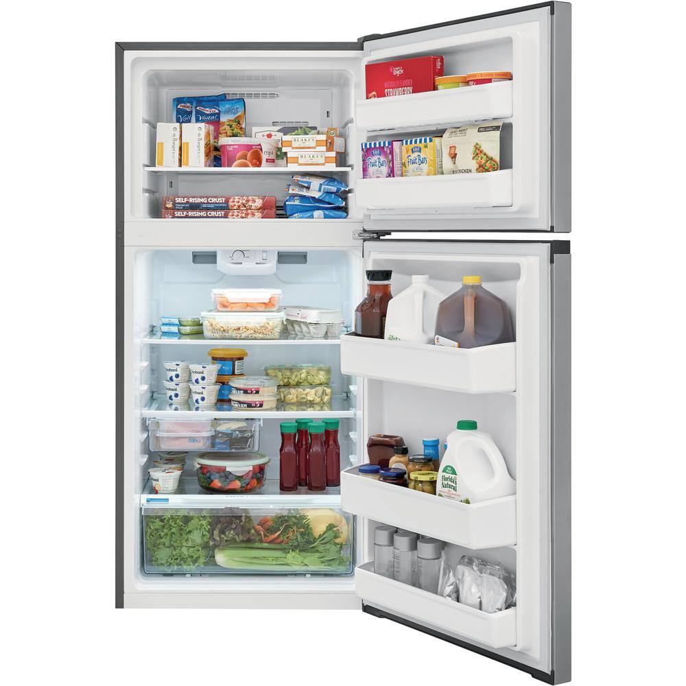 Frigidaire 13.9 cu. ft. Top Freezer Refrigerator brushed steel FFHT1425VV