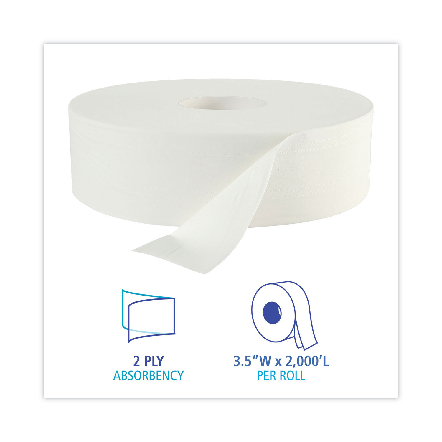 JRT Bath Tissue by Boardwalkandreg; BWK6102B