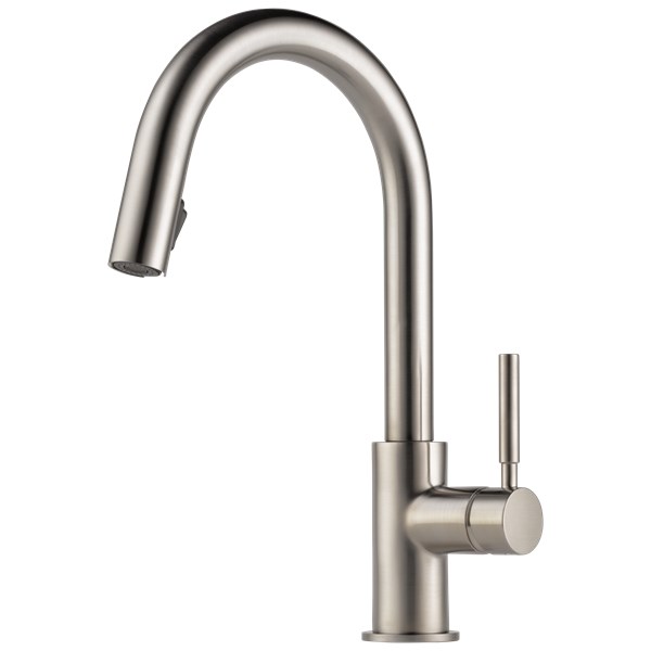 Solna Single Handle Pull-Down kitchen Faucet - Stainless