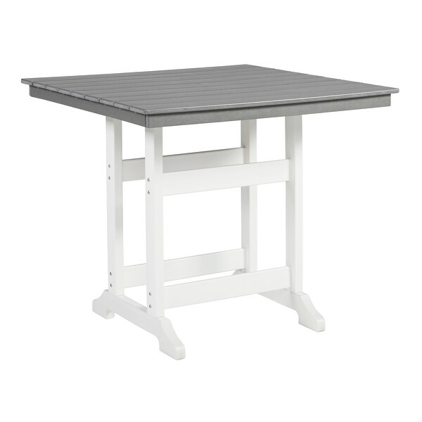 Signature Design by Ashley Transville Outdoor Poly All Weather Counter Height Dining Table