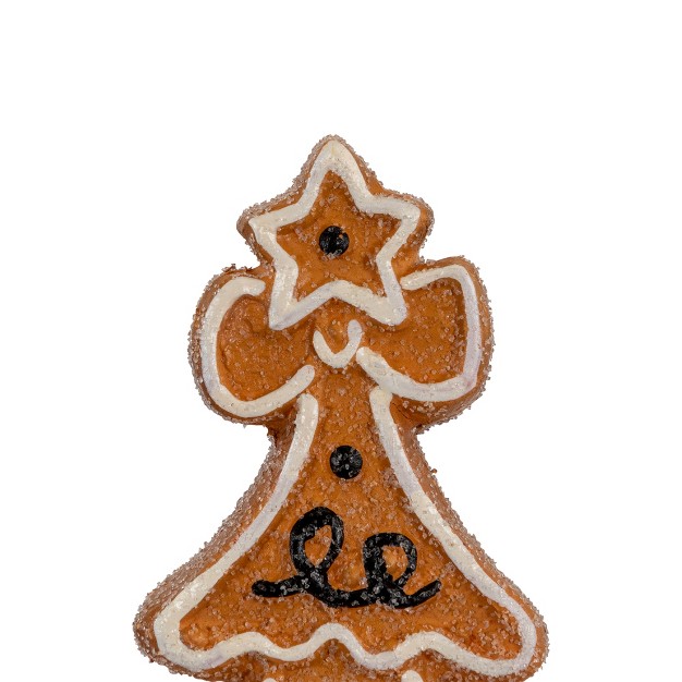 Frosted Gingerbread Christmas Tree Figurine