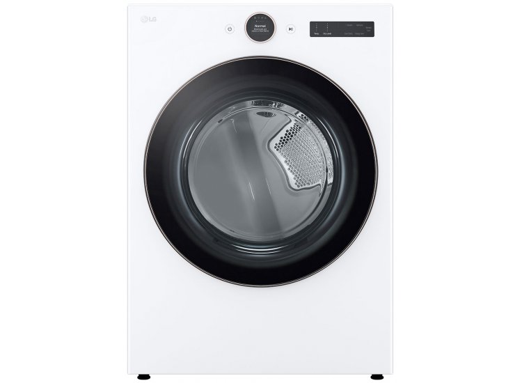 LG 7.4 Cu. Ft. White Front Load Gas Dryer