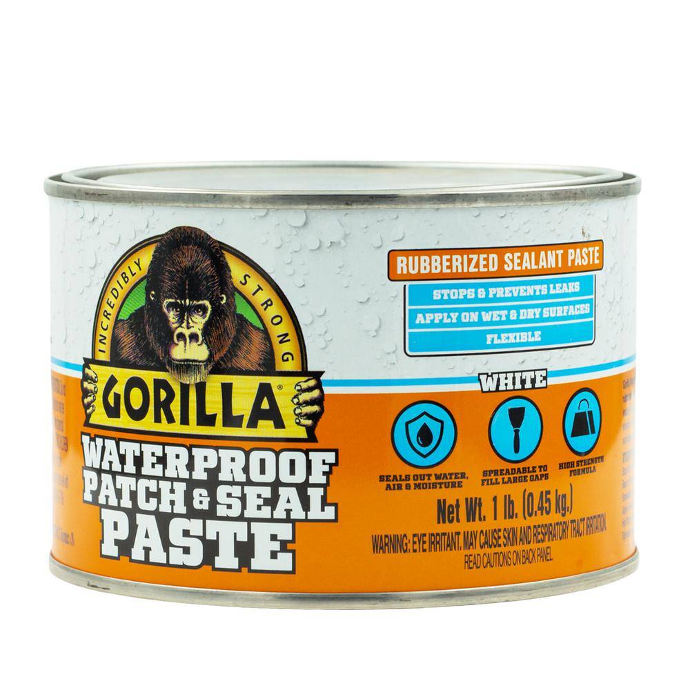 Gorilla 1lb White Waterproof Patch and Seal Paste 109406