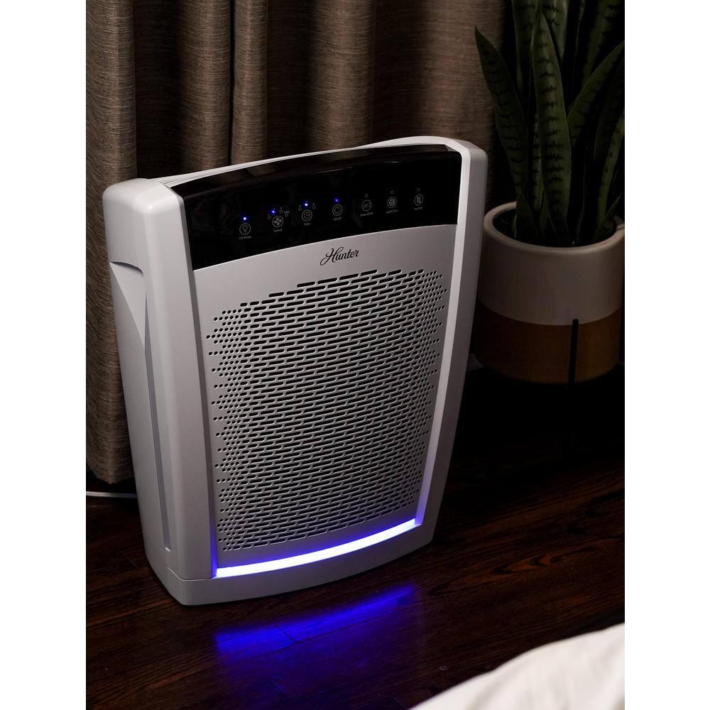 Hunter Large UVC MultiRoom Console Air Purifier in White