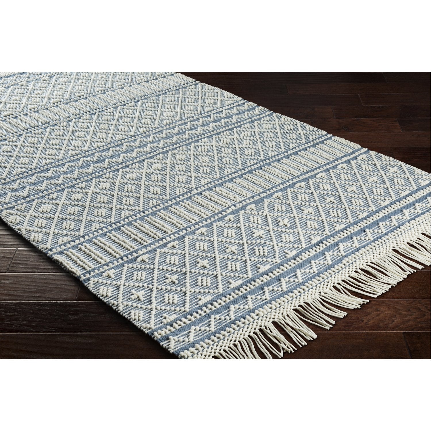 Farmhouse Tassels Hand Woven Rug