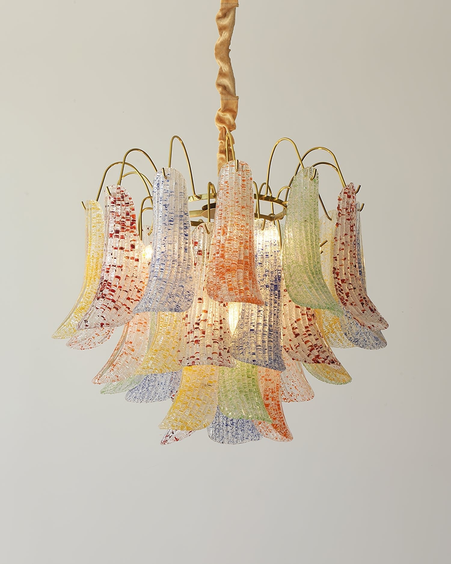 Venini Colorful Murano Glass Chandelier