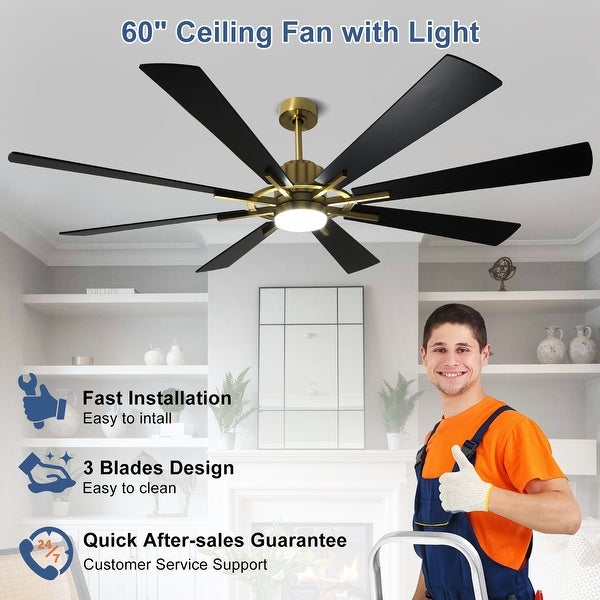 Remote Ceiling fan with Lights Large 8 Wooden Blades Shopping - The Best Deals on Ceiling Fans | 41709070