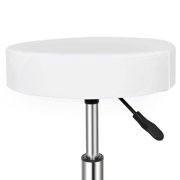 Mordern Round Stool Ha Ha Feet Rotation Bar Stool White