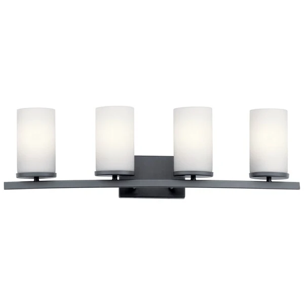 Kichler Lighting Crosby 4-Light Vanity Light Black