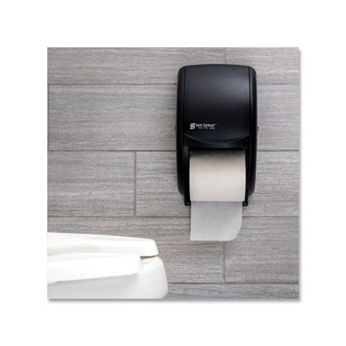 San Jamar Duett Standard Bath Tissue Dispenser  SJMR3500TBK