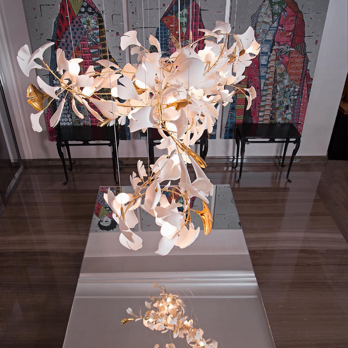 Gingko Chandelier A