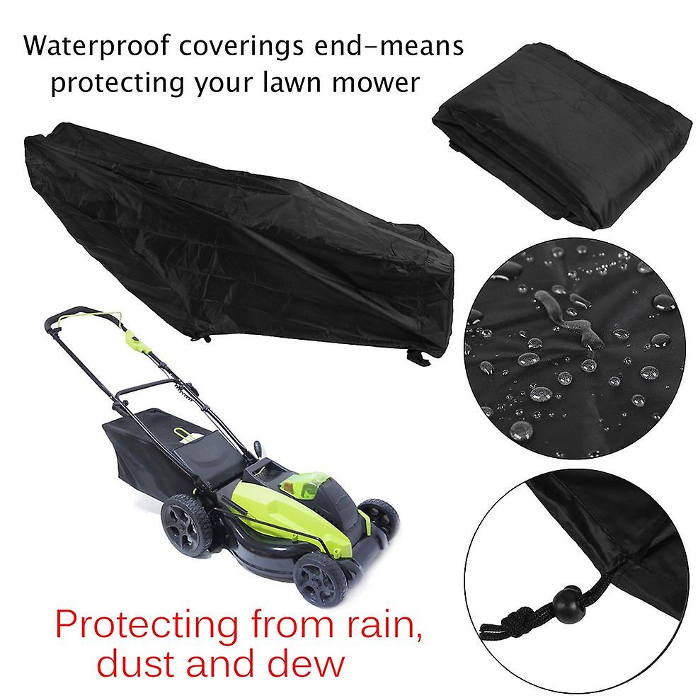 48 X 18.5 X 13.5 Inch Garden Lawn Mower Cover Waterproof Protective Cover