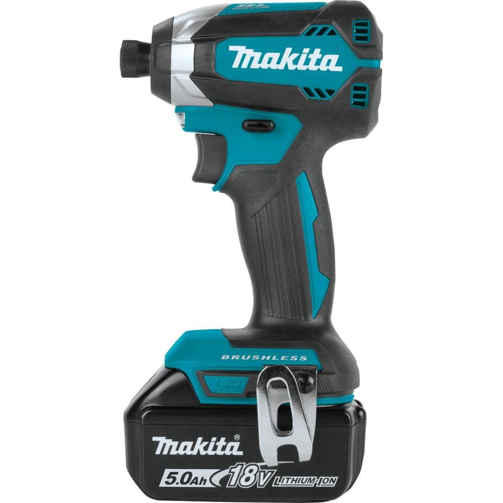 Makita 18V LXT Lithium-Ion Brushless Cordless Impact Driver Kit (5.0Ah) XDT13T from Makita