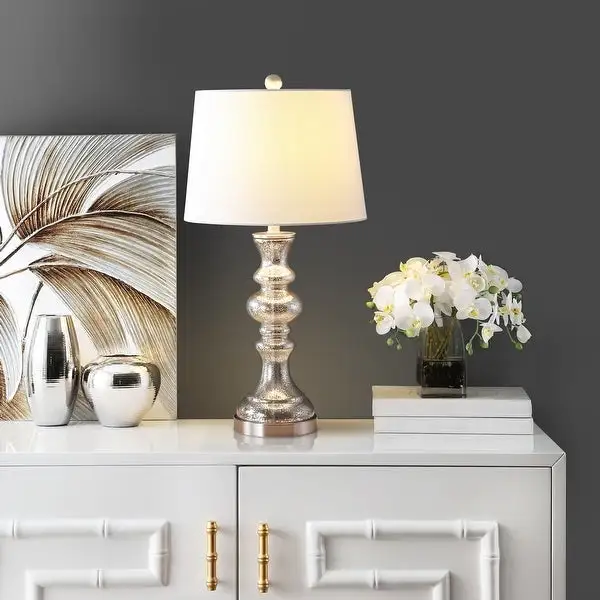 SAFAVIEH Lighting Jaiden Amber 27-inch LED Table Lamp - 14
