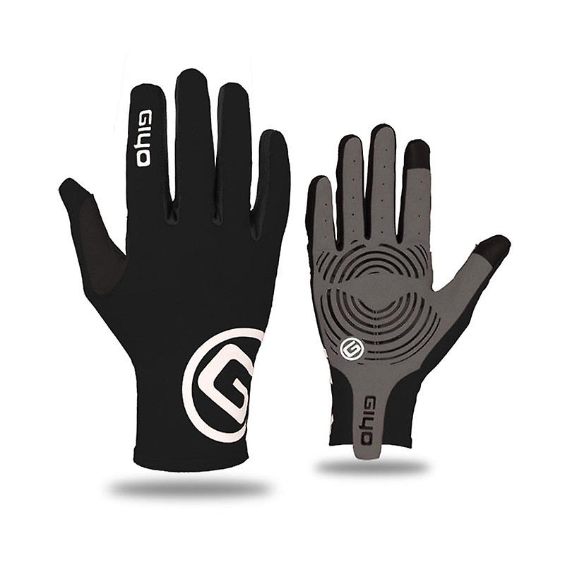 Women Men Touch Screen Long Full Fingers Gel Sports Bike Cycling Gloves