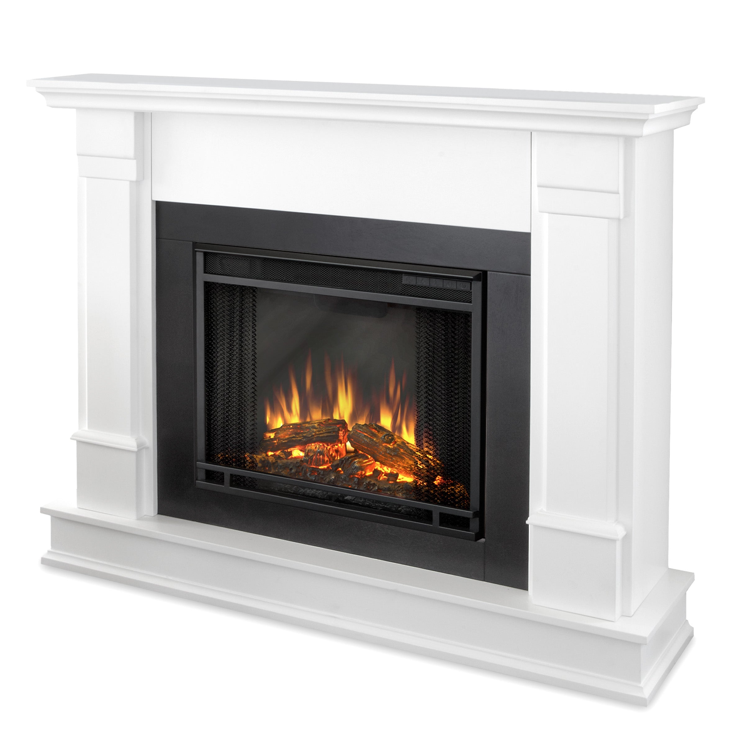 Silverton Electric Fireplace in White by Real Flame