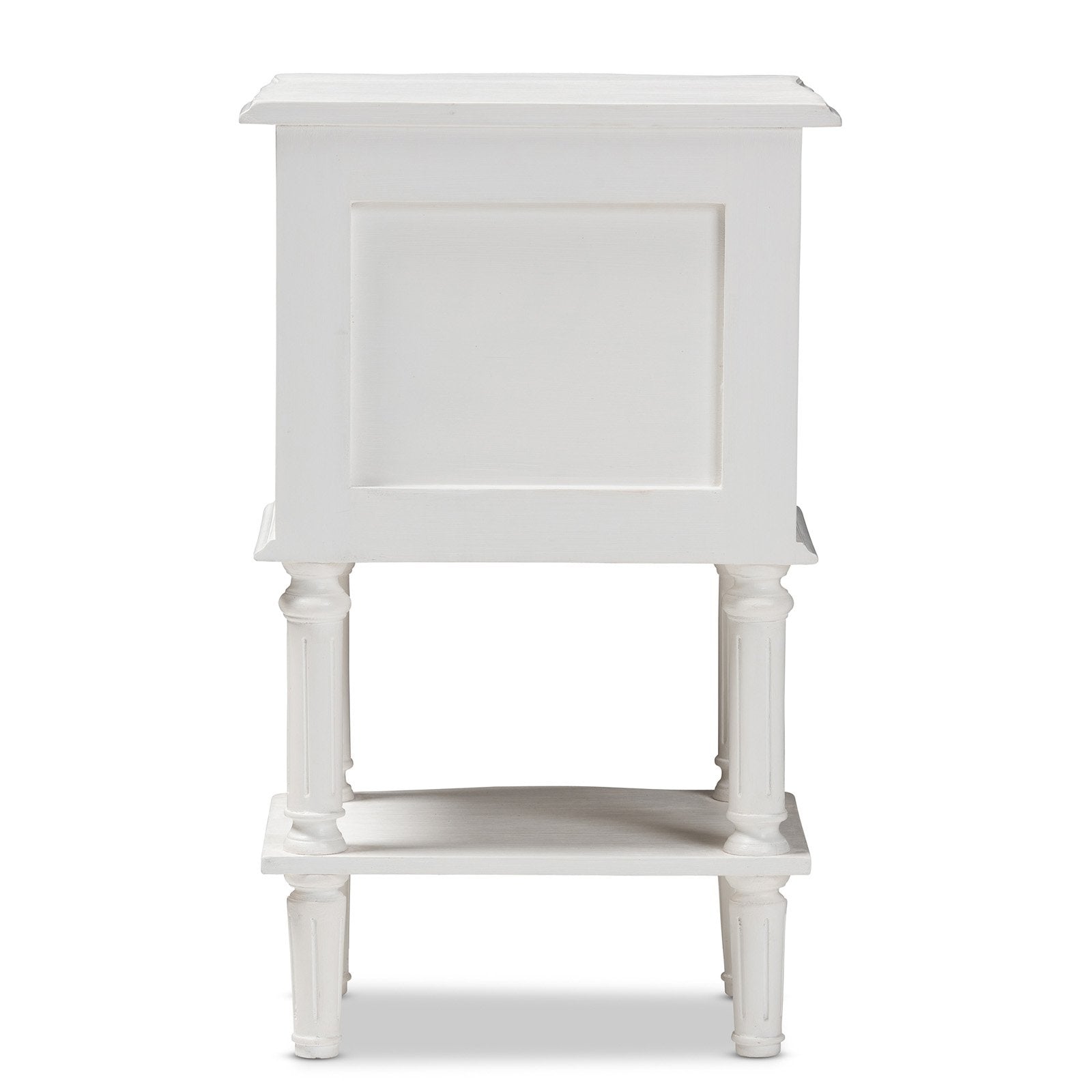 Baxton Studio Audrey Country Cottage 2 Drawer Nightstand