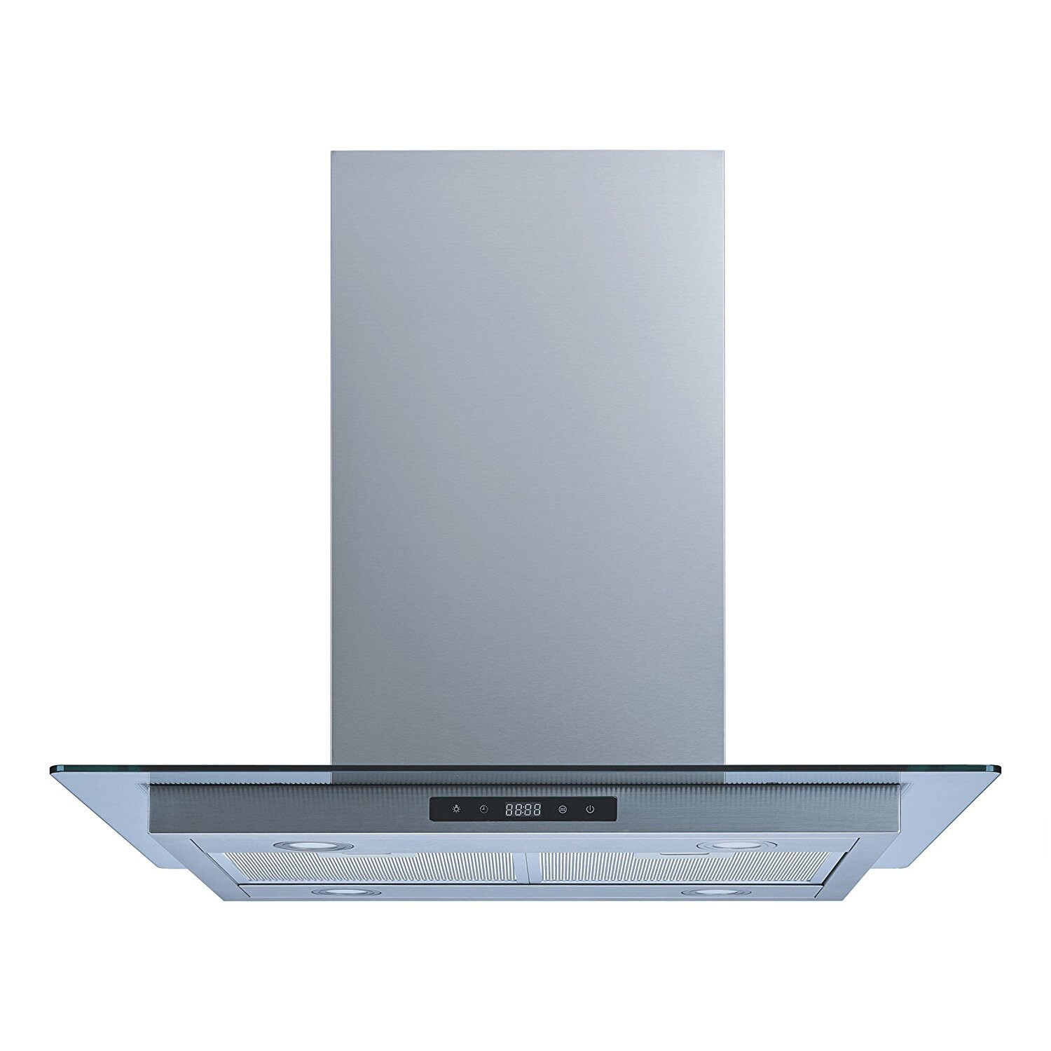 Winflo 36-in 475 CFM Convertible Stainless Steel Island Range Hood