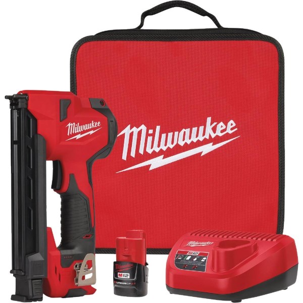 Milwaukee M12 Lithium-Ion 1 In. Cordless Cable Stapler Kit