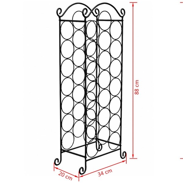 Wine Rack for 21 Bottles Metal