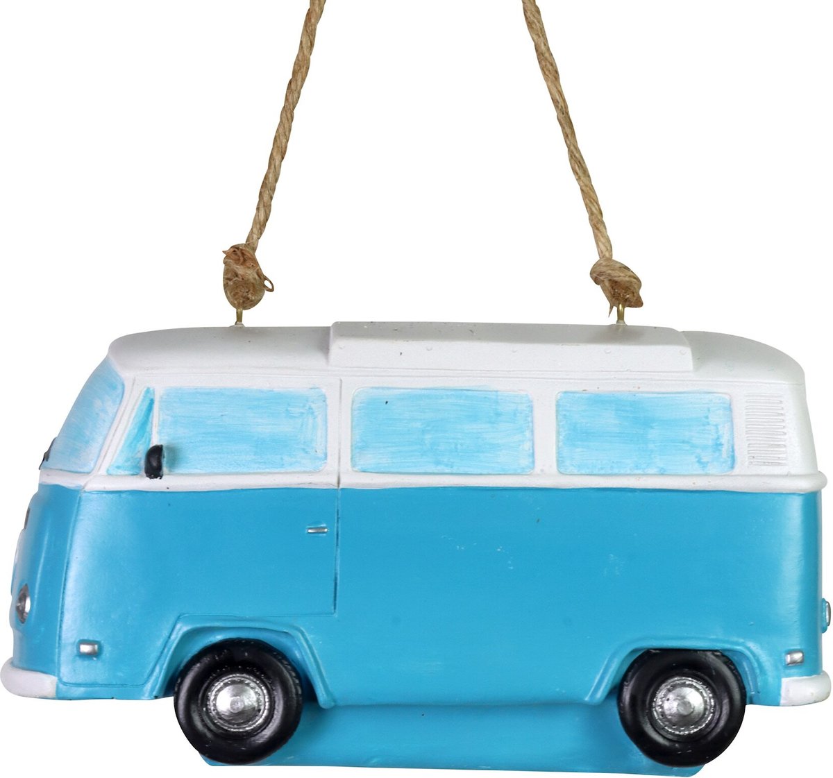 Exhart Vintage Blue Van Hanging Bird House