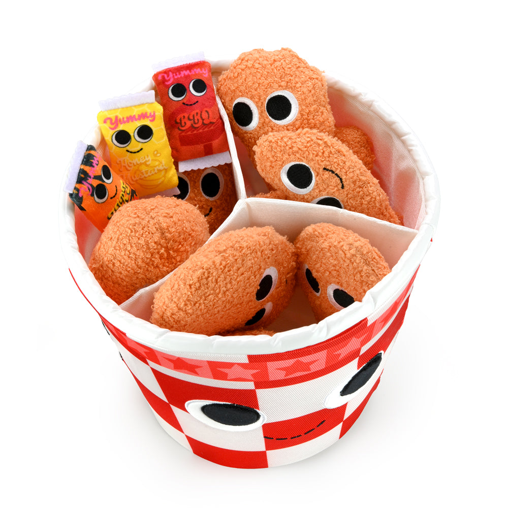 Yummy World Bertha Bucket of Fried Chicken Interactive Plush