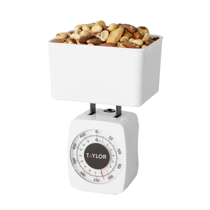 Taylor White Analog Food Scale 1 lb