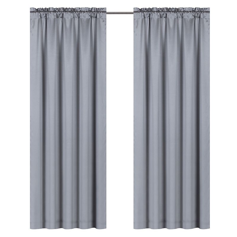 Kate Aurora Lux Living Complete 9 Piece Semi Sheer Rod Pocket Window Curtain and Valance Set