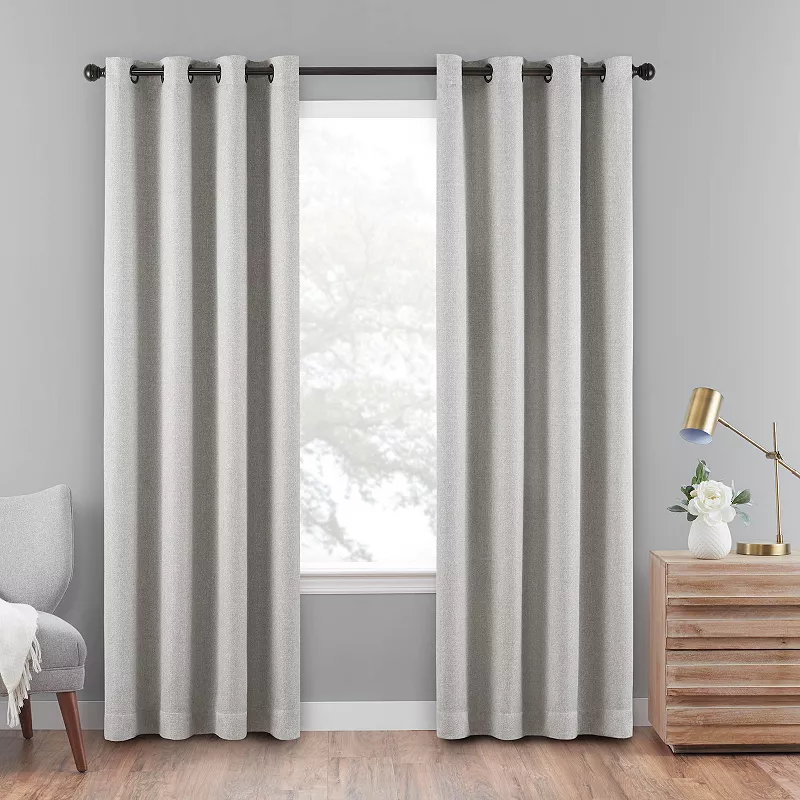 eclipse Cara Absolute Zero 100% Blackout 1-Panel Window Curtain