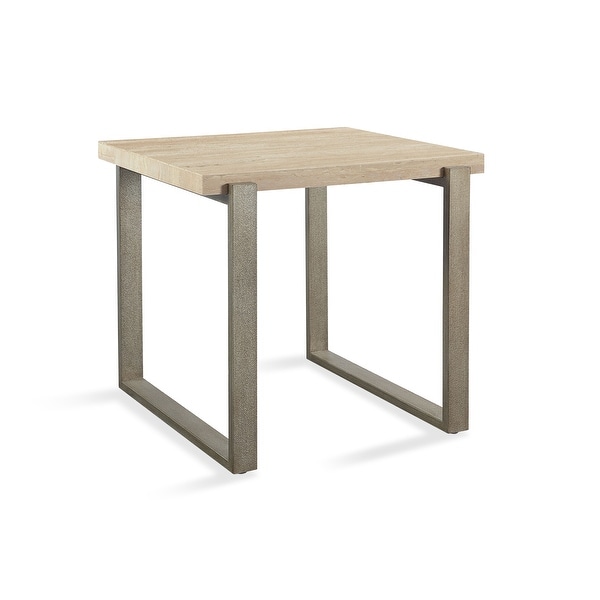 Ariela End Table in Desert Taupe