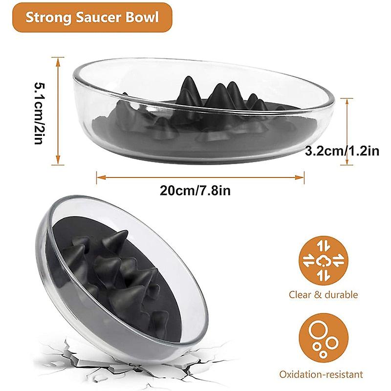 2 In 1 slow dog food bowl