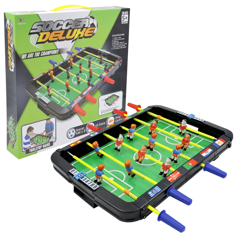 Frcolor Game Table Foosball Football Soccer Tabletop Mini Set Desktop Desk Kids Heavy Duty Sports Toys Hand