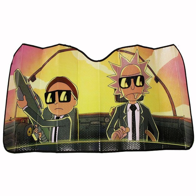 Just Funky Rick And Morty Run The Jewels Accordion Auto Sunshade Rick And Morty Accessory