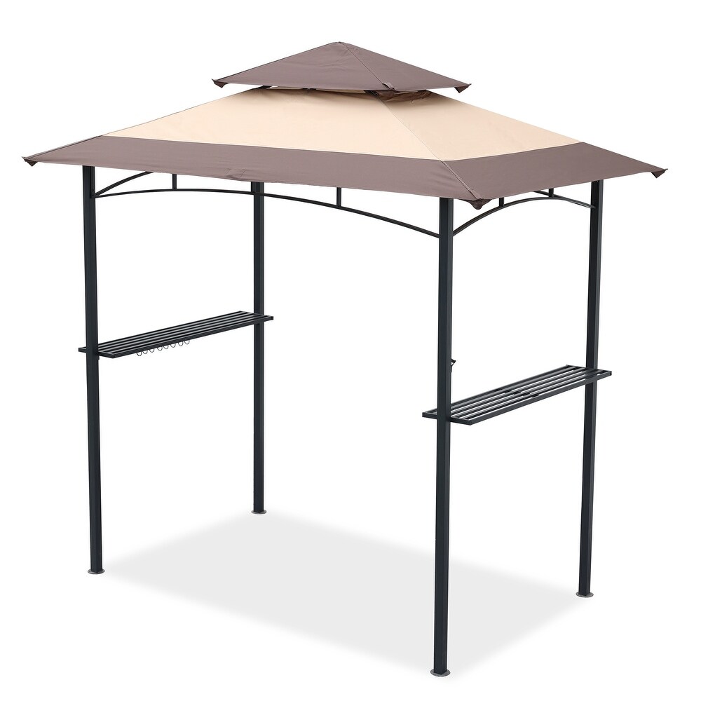 Modern 8x5 ft BBQ Grill Gazebo   Season Shelter Tent