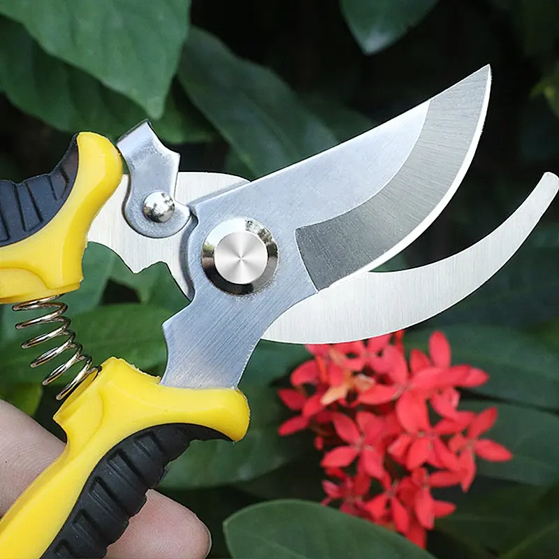 Universal stainless steel cutter with anti slip handle bonsai hand pruners SK5 garden grass shears wholesale price