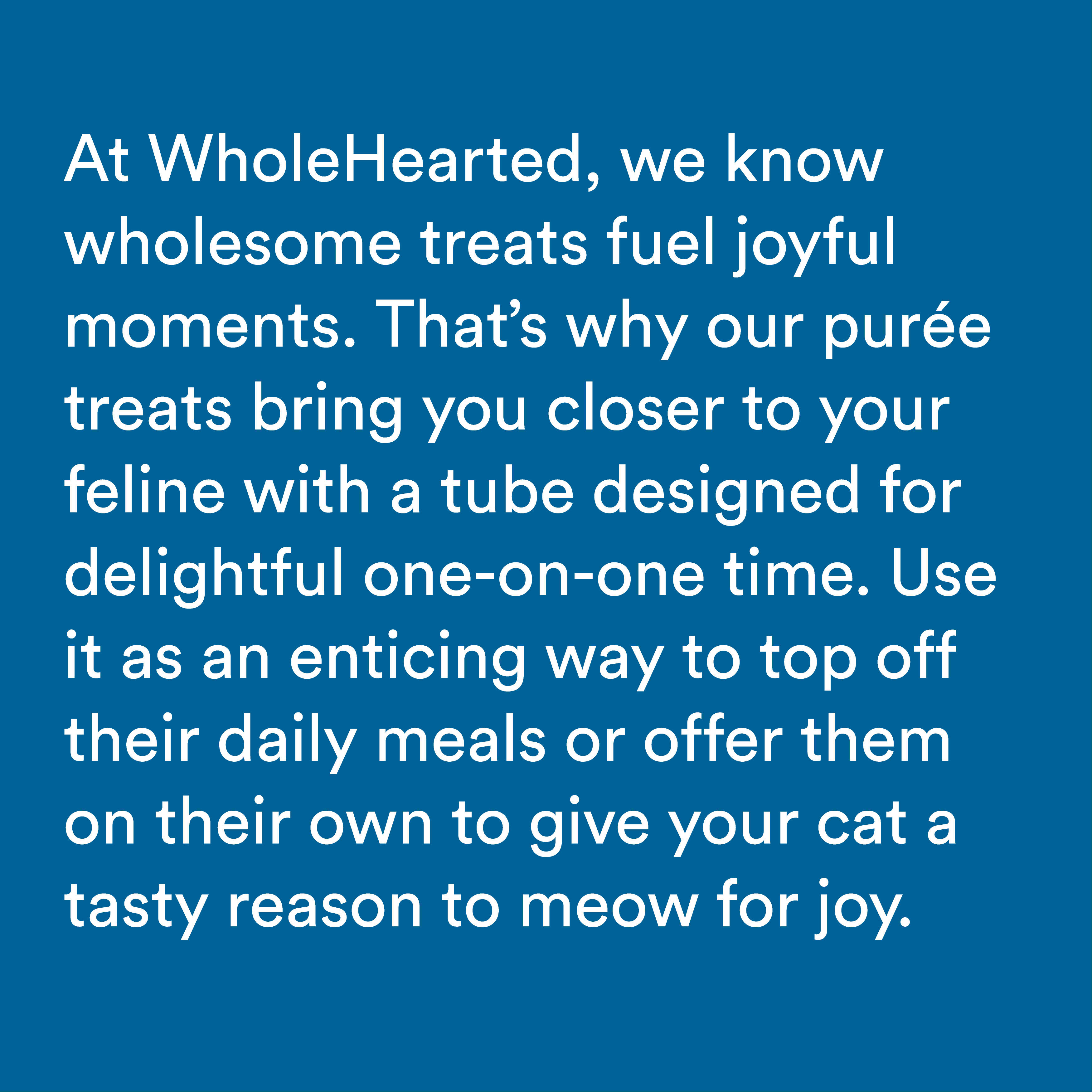 Whole Hearted Salmon Recipe Squeezable Puree Cat Treats， 0.5 oz.， Count of 4