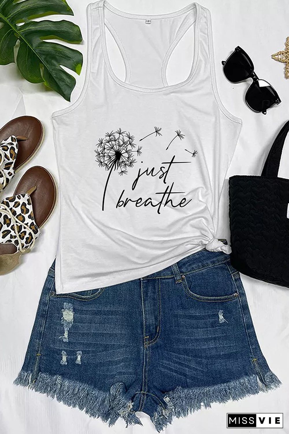 Just Breathe Dandelion, Momlife, Just Breathe, Inspirational Quotes, Mommy Quotes Tank Top Wholesale